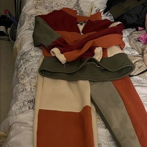 Color Block Track Suit